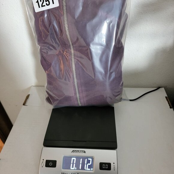 Style & Co Sport Womens Hooded Jacket Small Full Zip Snap Pockets Deep Plum - Picture 11 of 11